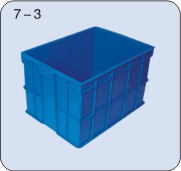 塑料周轉(zhuǎn)箱-外尺寸:667*483*410mm;內(nèi)尺寸:600*450*400mm