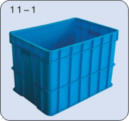 塑料周轉(zhuǎn)箱-外尺寸:610*420*385mm;內(nèi)尺寸:575*390*375mm