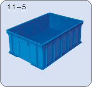塑料周轉(zhuǎn)箱-外尺寸:610*420*220mm;內(nèi)尺寸:575*390*210mm