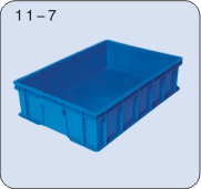 塑料周轉(zhuǎn)箱-外尺寸:610*420*155mm;內(nèi)尺寸:575*390*145mm