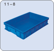 塑料周轉(zhuǎn)箱-外尺寸:610*425*115mm;內(nèi)尺寸:575*390*105mm