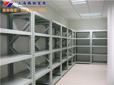 上海佑騰中型擱板貨架價格公道質(zhì)量好